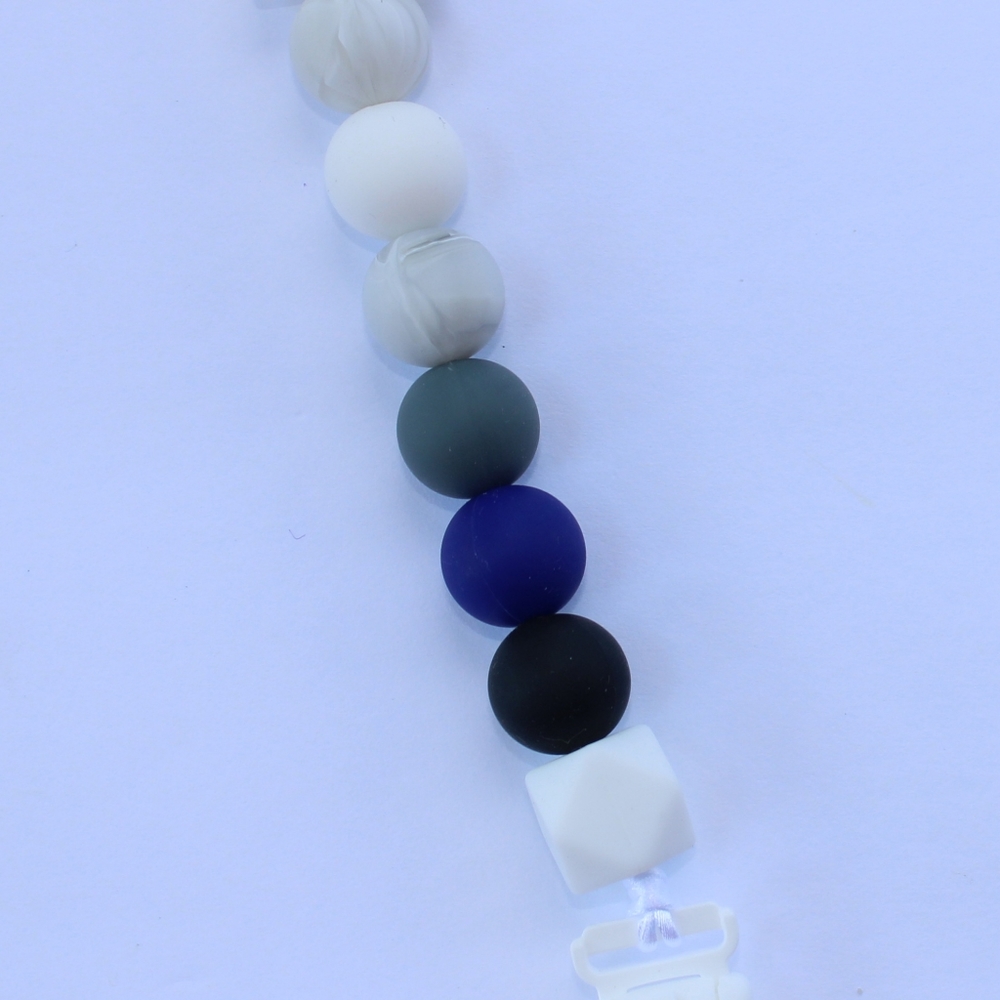 Baby Neutral Pacifier Clip & Teether set - Picture 3 of 5